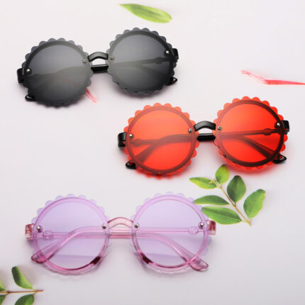 Fashion Catwalk Sunflower Baby Glasses Retro Cute PC Ocean Piece